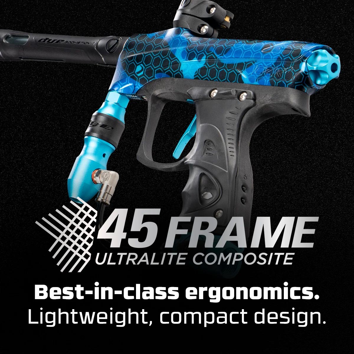 Dye Rize CZR+ Paintball Marker Frame graphic
