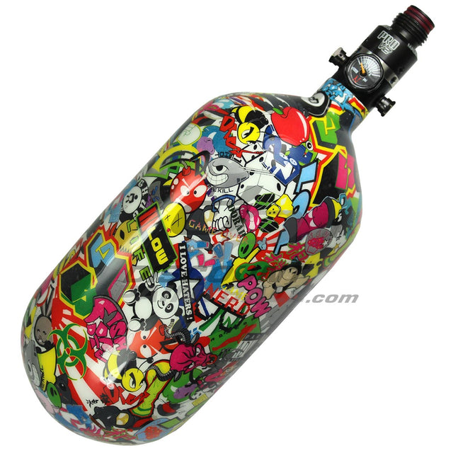 Ninja Pro V2 77 ci 4500 psi Super Lite Air Tank Chaos
