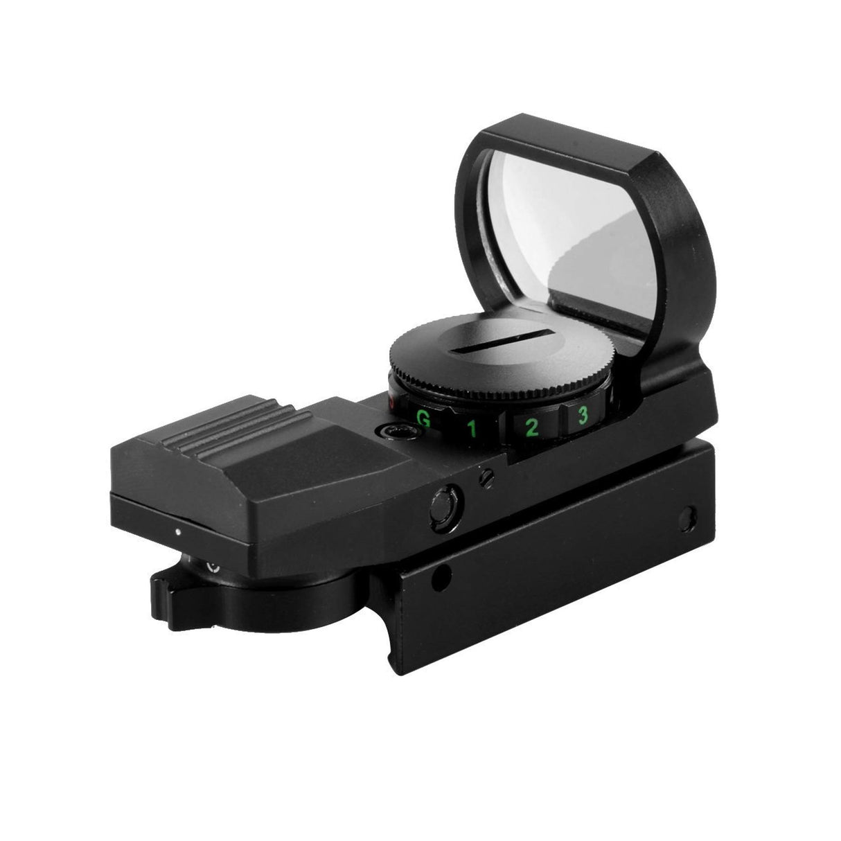 TSI Optics 1x33 Reflex Sight 4 Reticle Red/Green Picatinny 20mm Mount