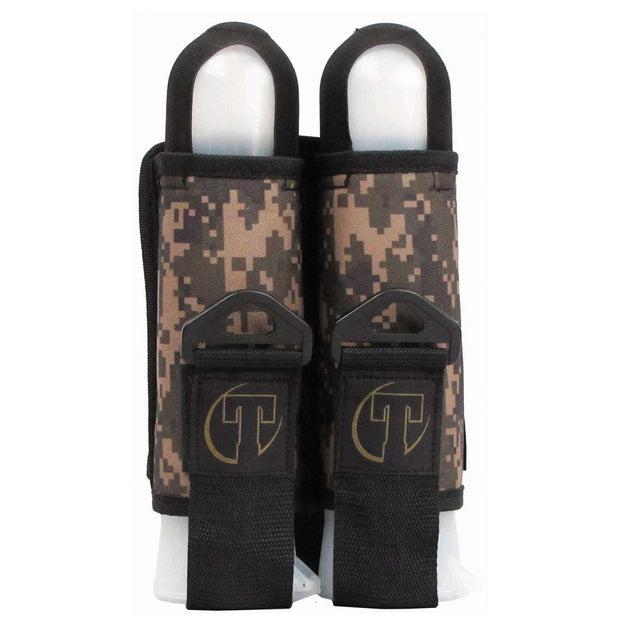 Tippmann 2 Pod Paintball Harness Camo with pods installed