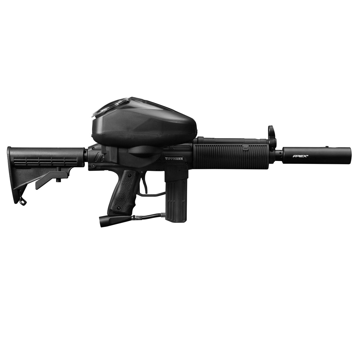 Tippmann Stryker MP2 Elite Paintball Marker w/ Apex Barrel and Rip Clip Loader