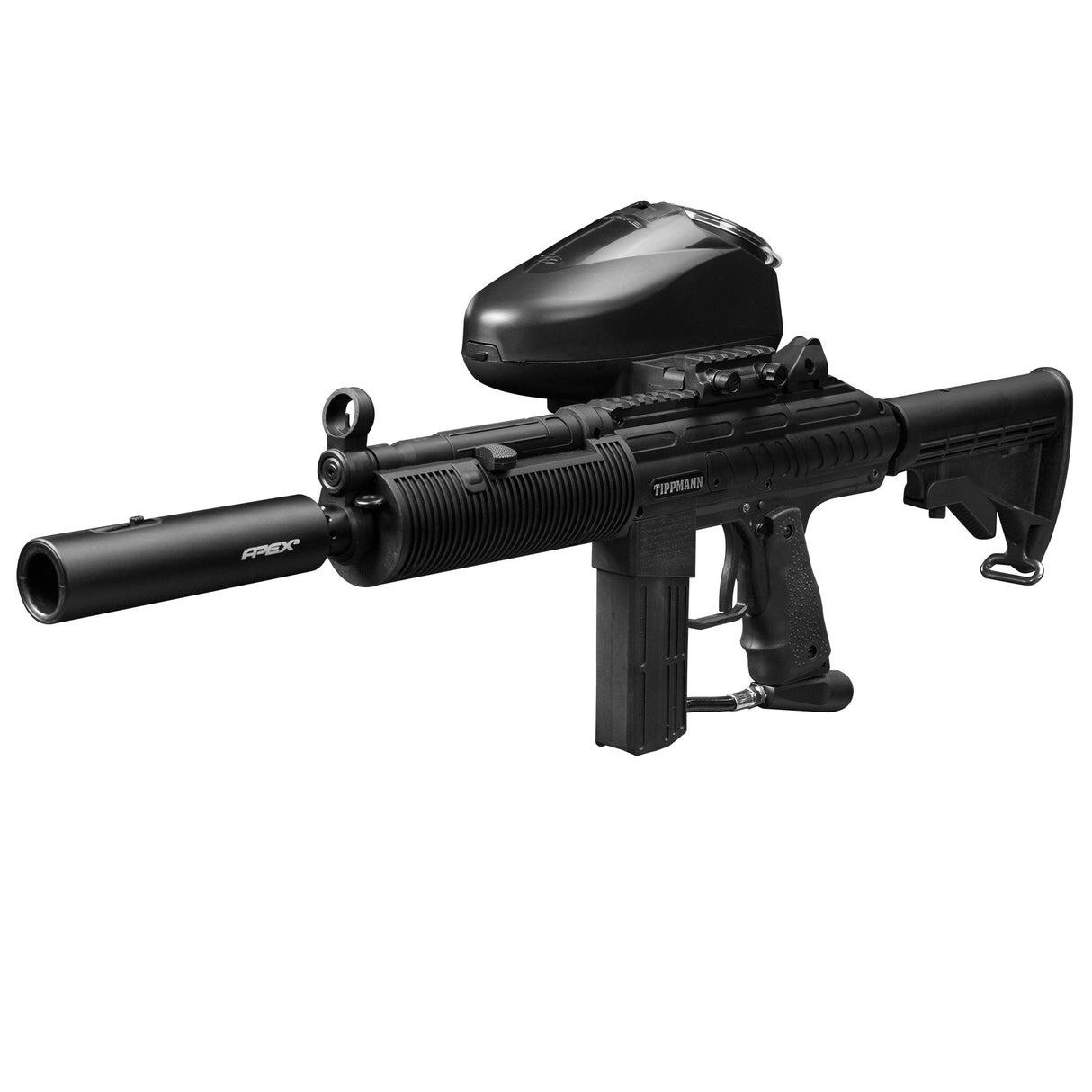 Tippmann Stryker MP2 Elite Paintball Marker w/ Apex Barrel and Rip Clip Loader