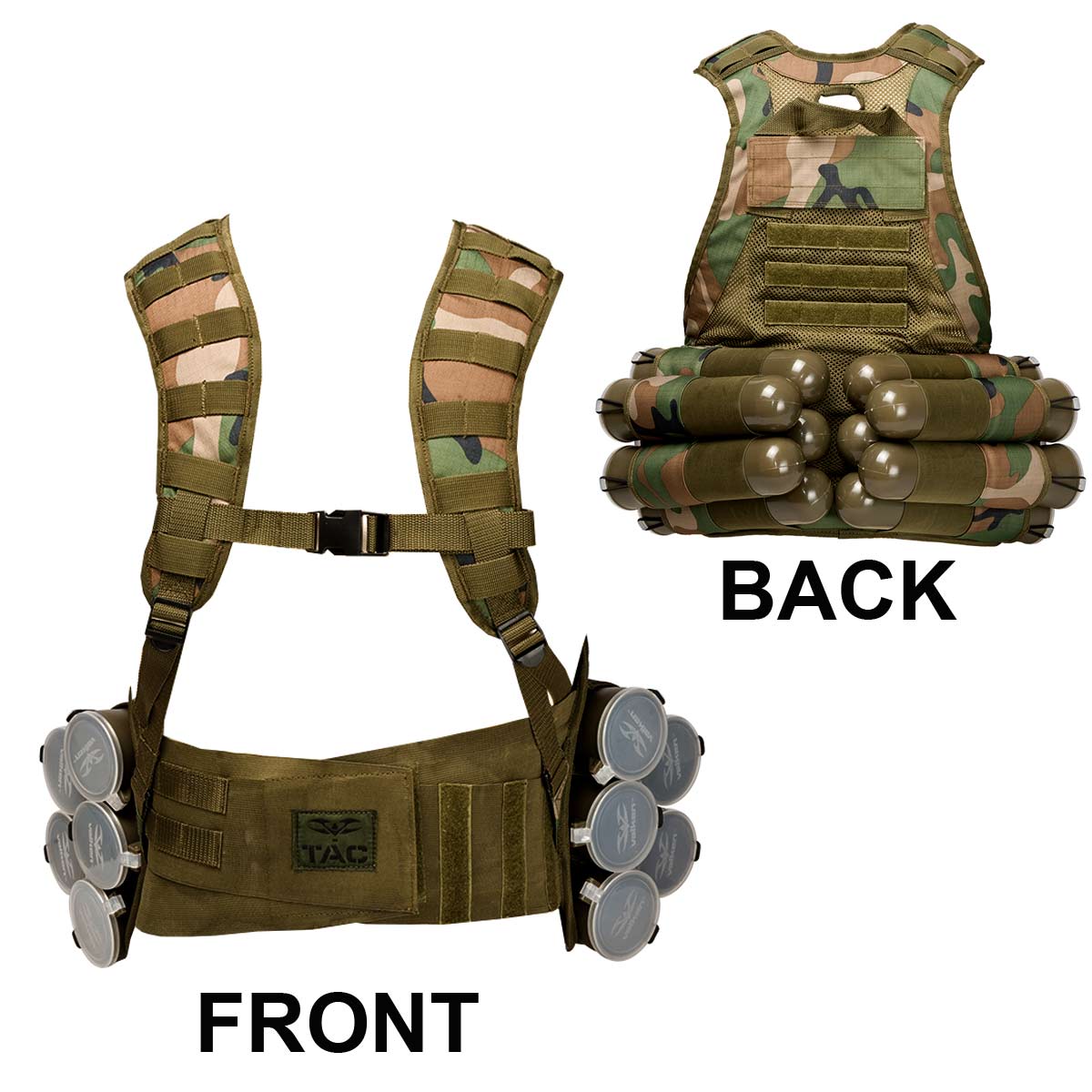 Valken V-Tac Bravo Vest Woodland