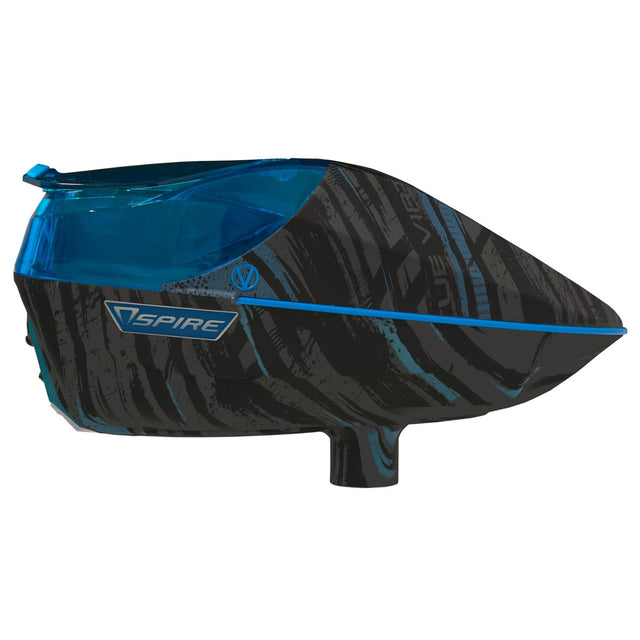 Virtue Spire 200 Paintball Hopper Graphic Cyan