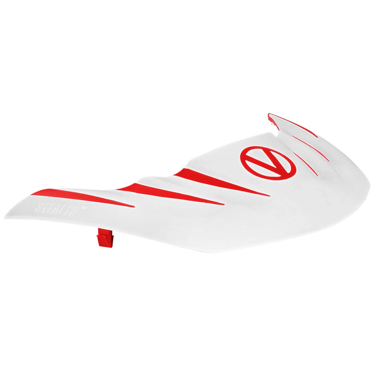 Virtue VIO Stealth Visor Red White