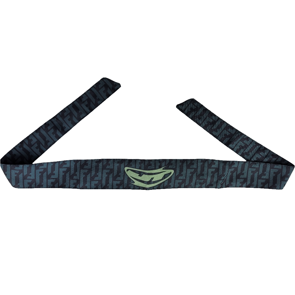 JT Paintball Head Band Grey Black Olive JT Logo
