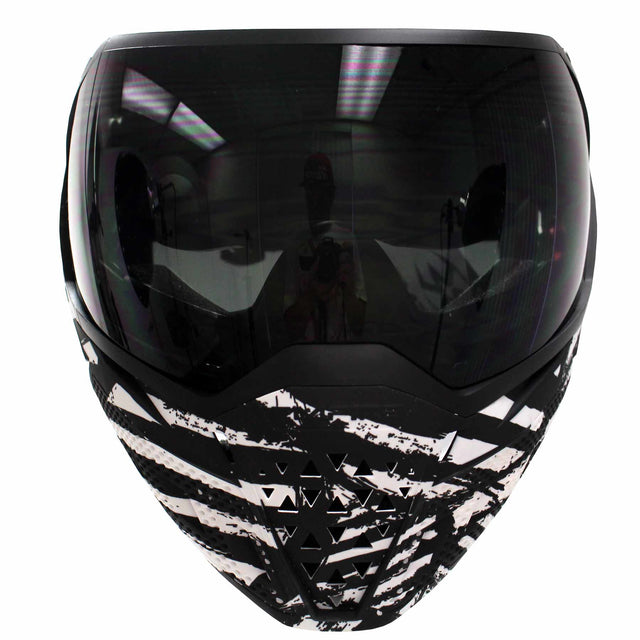 Empire EVS Thermal Paintball Mask LE White Zebra - No Numbered Strap