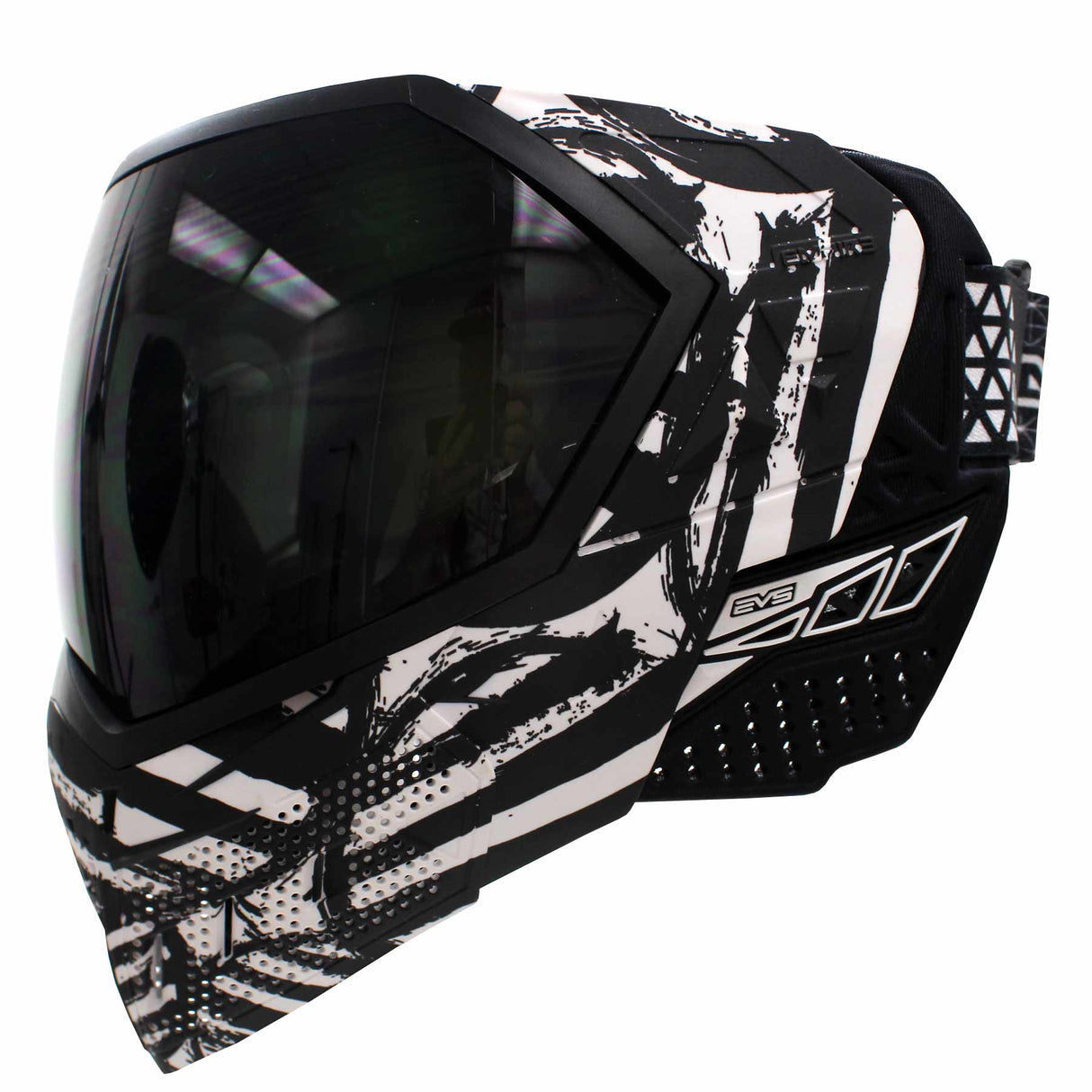Empire EVS Thermal Paintball Mask LE White Zebra with 666 Serial Number