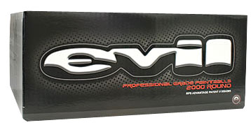 Evil 2000 Paintballs Yellow shell Yellow fill