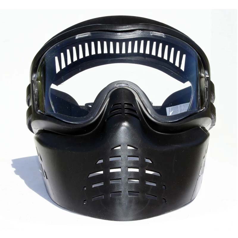 GXG X-VSN Paintball Goggle in black front view