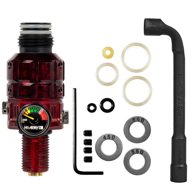 HK Army Turbine Pro Air Tank Regulator | 360° Rotating, 350-650 PSI