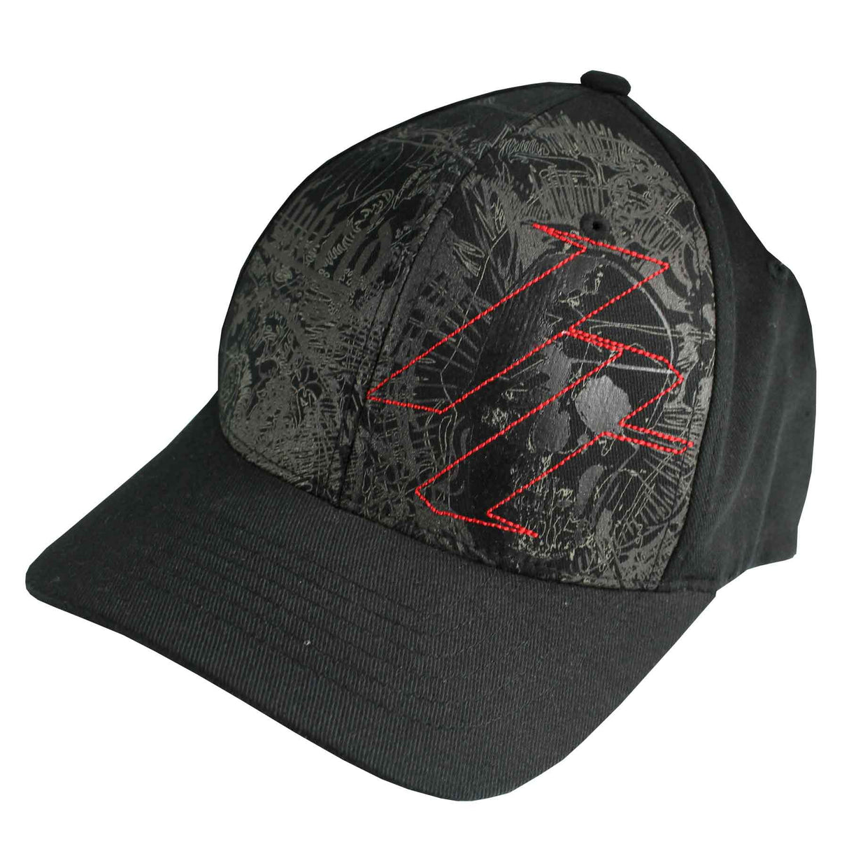 Hybrid The Don Men's Fitted Hat Small-Medium Black