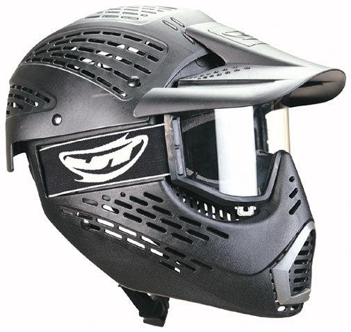 JT Headshield Single Lens Paintball Goggle Black Refurbished