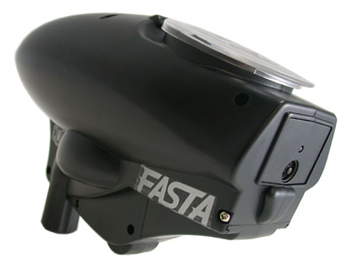 Kingman Spyder Fasta LED 9v Paintball Loader Black