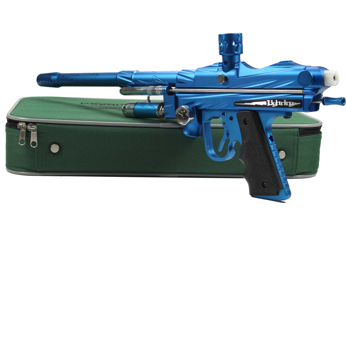 Lightning Autococker Paintball Gun Blue Dust Non Working / Parts Only