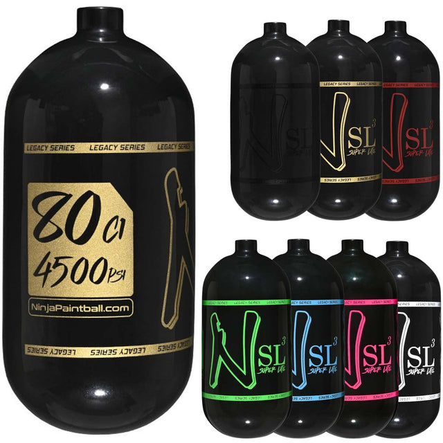 Ninja SL3 80ci Carbon Fiber tank 4500psi all colors