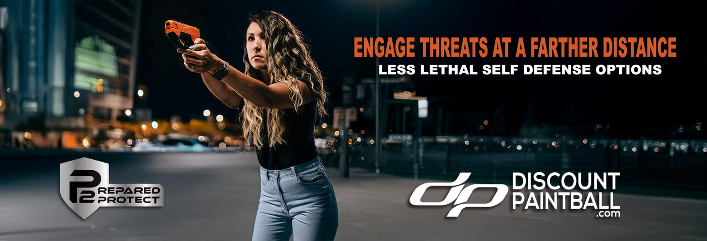 Prepared 2 Protect Less Lethal Options girl with HDP50 Compact on street