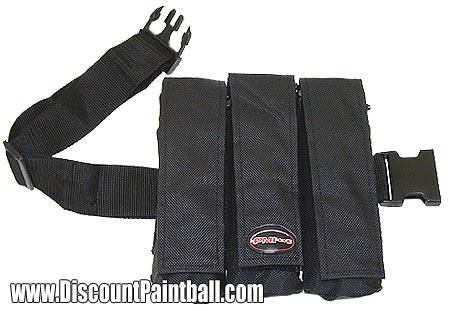 PMI 3 Pocket Pouch w/ 100 rnd Tubes Black