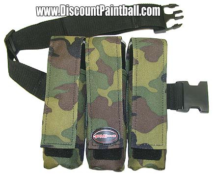 PMI 3 Pocket Pouch w/ 100 rnd Tubes Camo