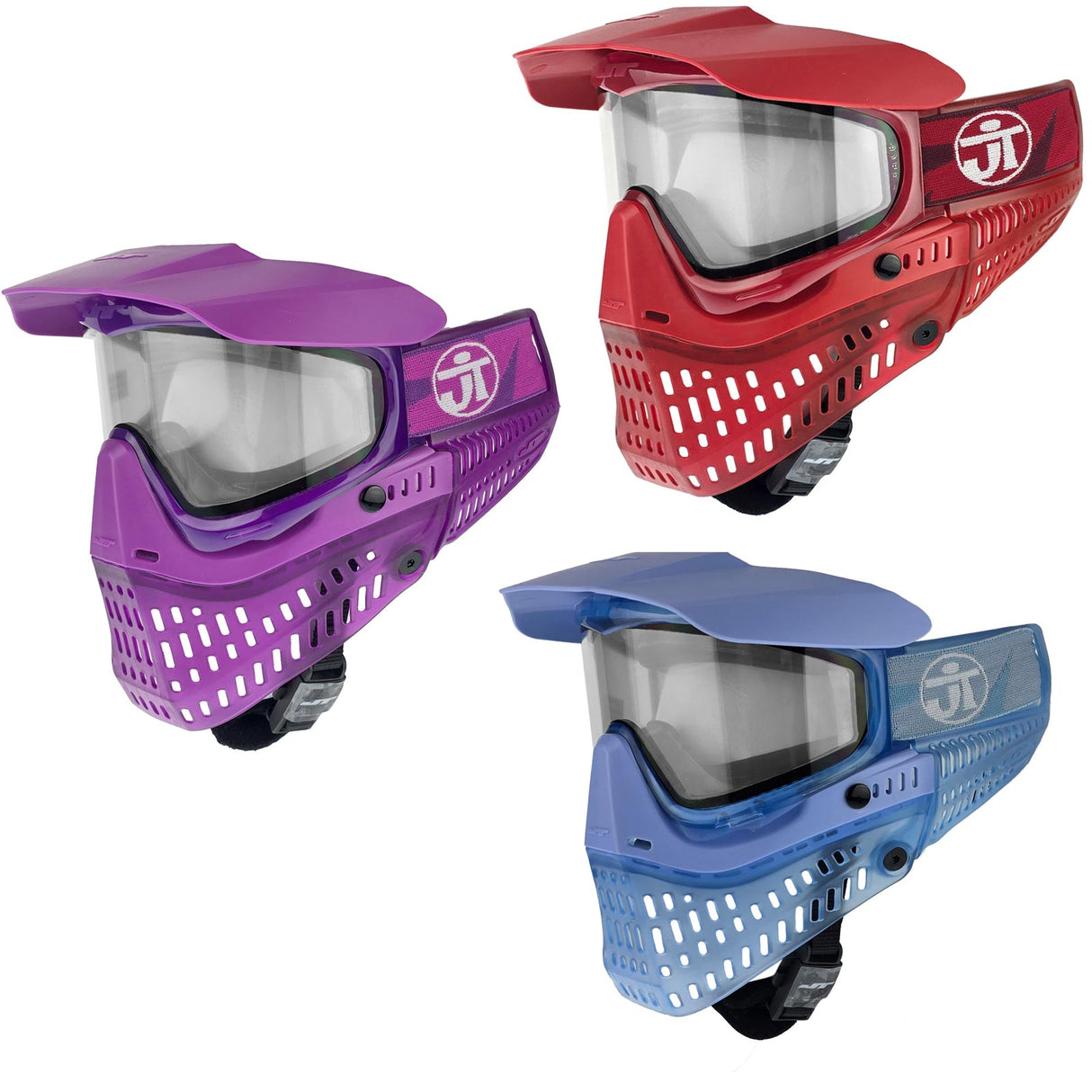 JT ProFlex Birthstone Ice Goggle January February March 3 Pack Bundle