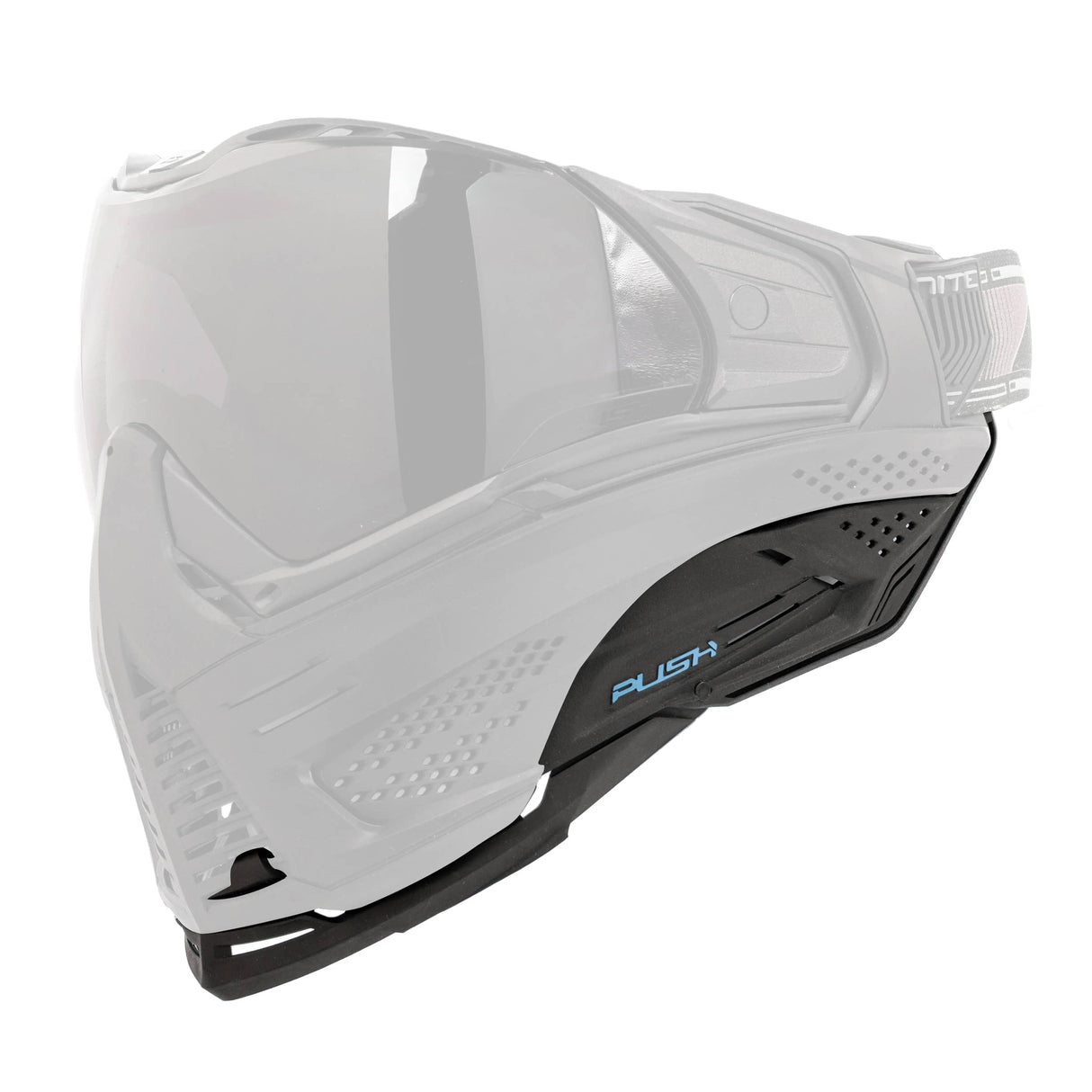 Unite Goggle Mk II - Warlord Soul (Black/White Skull) - Blue Lens