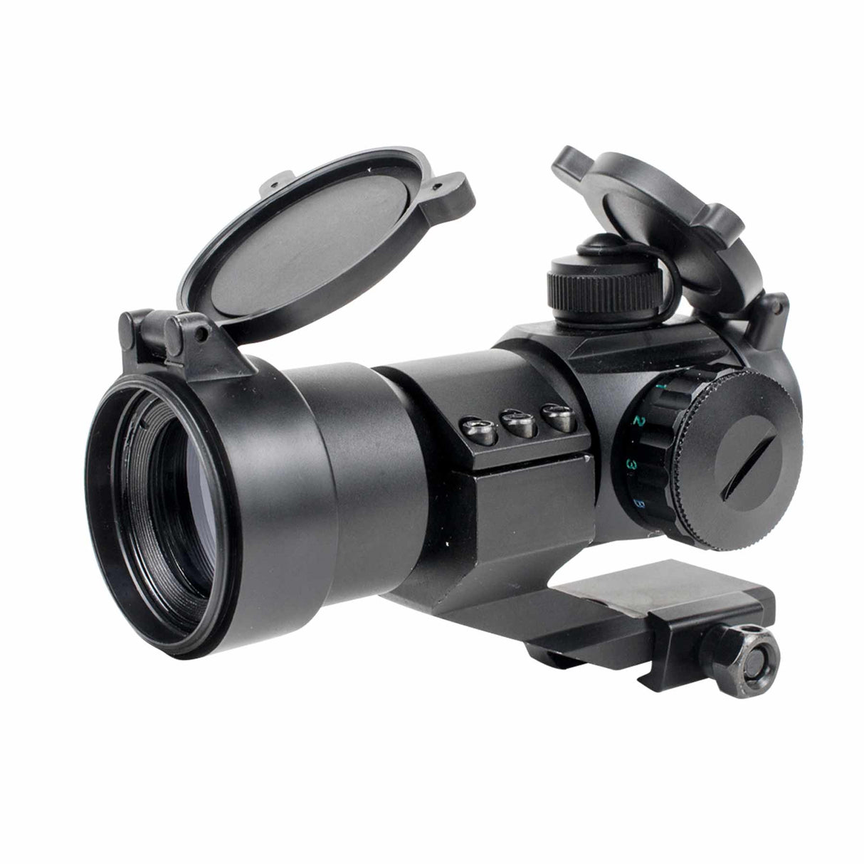 Valken Tactical Optics 1X30 Red Dot R/G/B w/ Weaver Cantilever
