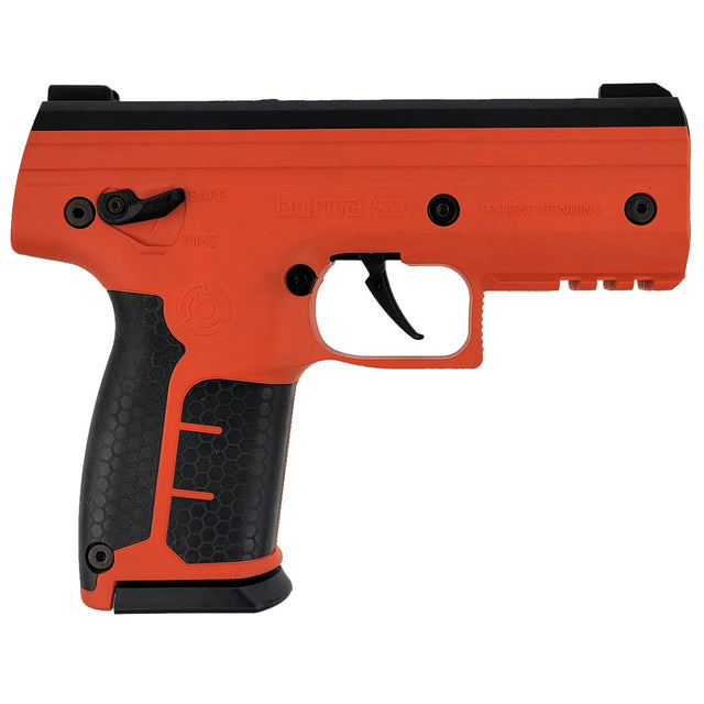 right side of Byrna SD Launcher Orange