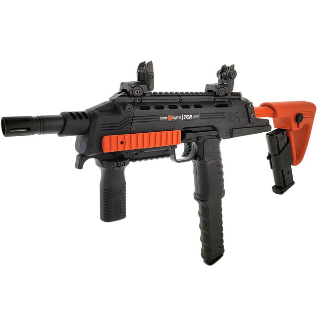 Left side angle Byrna TCR Basic Launcher Kit on a white background