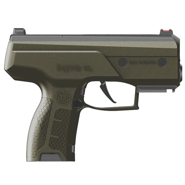 Byrna CL Compact Launcher Universal Kit Green Cerakote side view