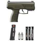 Byrna CL Compact Launcher Universal Kit Green Cerakote