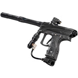 Left rear profile Dye Rize CZR+ Paintball Marker Black Black Dust on a white background