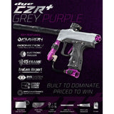 Dye Rize CZR+ Paintball Marker Grey Purple Dust