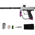 Dye Rize CZR+ Paintball Marker Grey Purple Dust with accessories