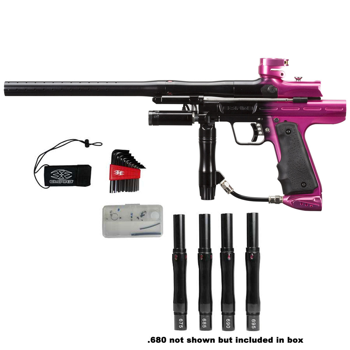 Empire Resurrection Autococker Polished Fade Black Pink *Blemished*