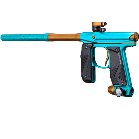 Empire Mini GS Paintball Marker Aqua Orange Dust w 2 PC Barrel