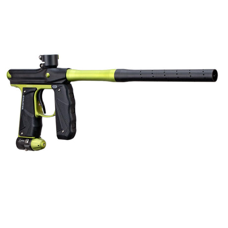 Empire Mini GS Paintball Gun Black Lime Green Dust w 2 PC Barrel