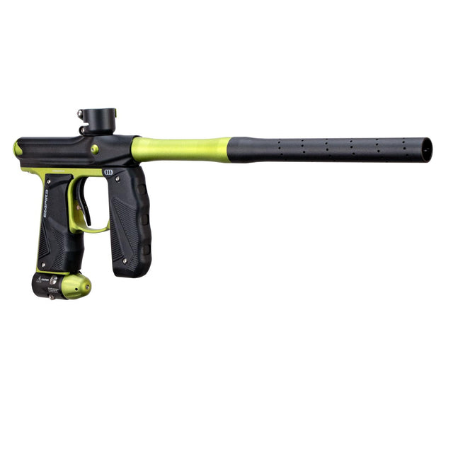 Empire Mini GS Paintball Gun Black Lime Green Dust w 2 PC Barrel
