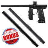 Empire Mini GS Paintball Gun Black Dust with FREE Empire Driver XX 2pc Barrel 14 Inch