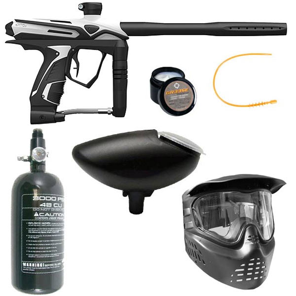 GOG eXTCy Paintball Gun With Blackheart Board White Package A