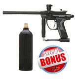 Kingman Spyder Fenix Paintball Gun Diamond Black with FREE 20 oz Co2 Tank