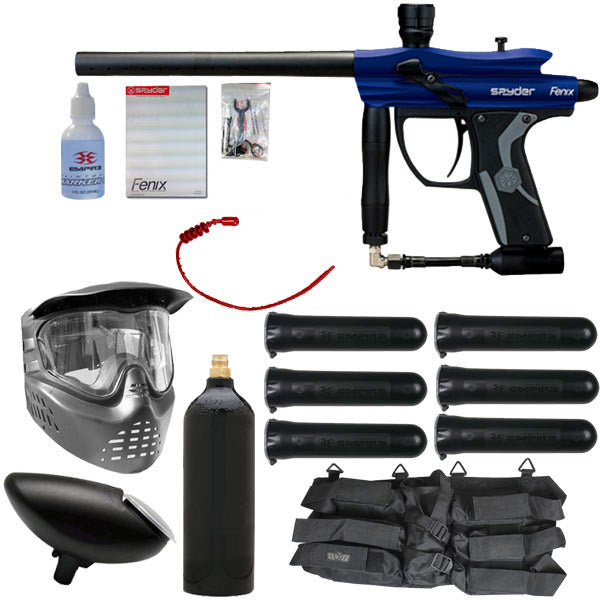 Spyder Fenix 2012 Paintball Starter Package Slate Blue