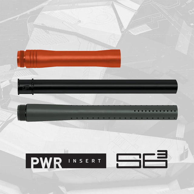 Planet Eclipse GTek 180R Ember Storm paintball marker PWR insert and S63 graphic
