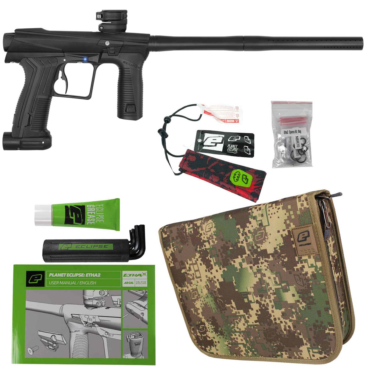 Planet Eclipse Etha 2 PAL Enabled Paintball Marker Black