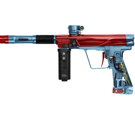 Planet Eclipse Geo R5 Redemption Red Electric Blue grip internals