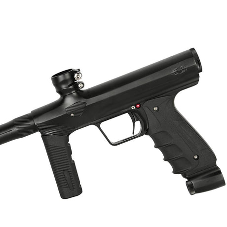 Shocker Era Mechanical Paintball Marker w Turbo Valve Black close up on a white background