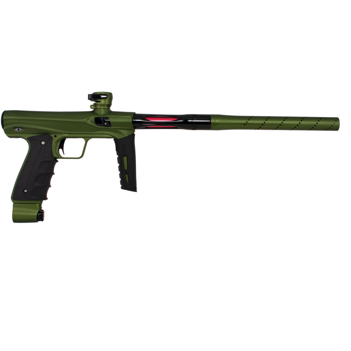 SP Shocker CVO Paintball Marker Dust Olive with Gloss Black Accents