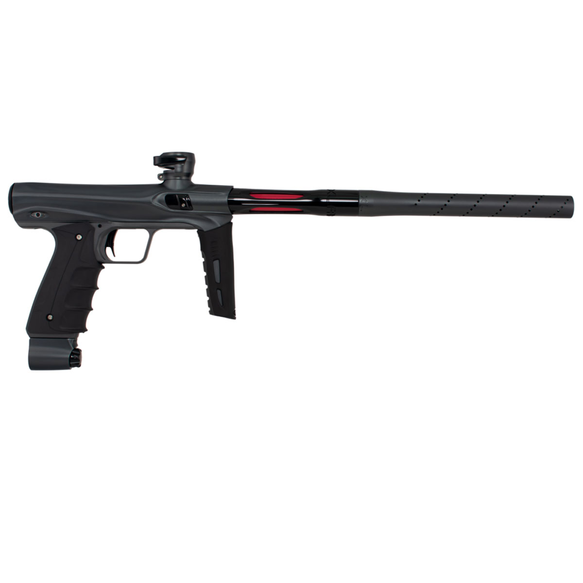 SP Shocker CVO Paintball Marker Dust Pewter with Gloss Black Accents