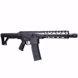 T4E TC68 Full Auto Paintball Rifle Black view on an angle
