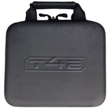 T4E IMPAX P68 Paintball Pistol Black hard sided zipper case closed