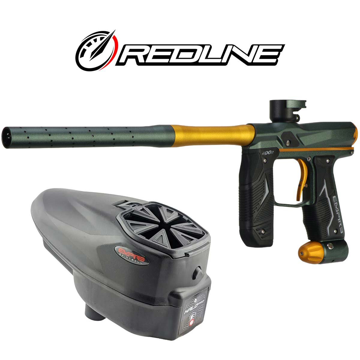 Empire Axe 2.0 Redline OLED Dust Pine Green Dust Honey Gold Halo Pro Combo
